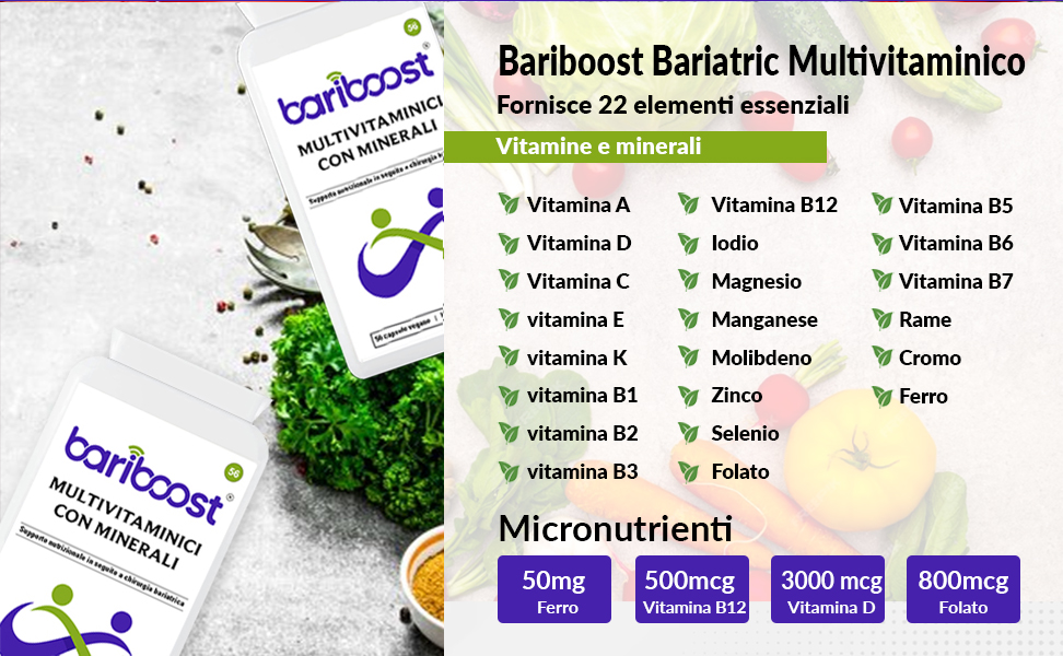 Capsula multivitaminica bariatrica