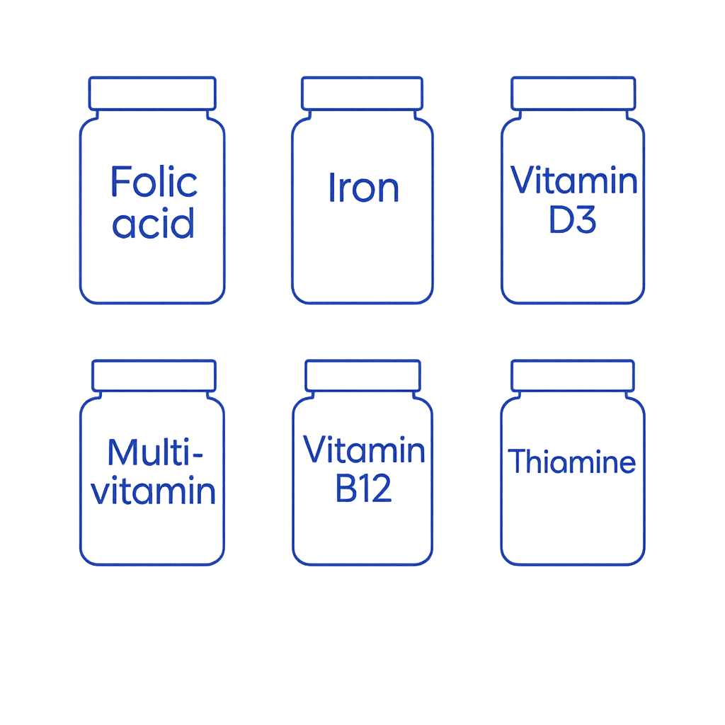 gastric bypass vitamins